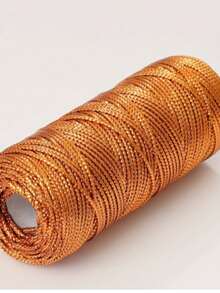 1.5mm 100m Gold & Silver Braided Rope, Suitable For Gift Packaging, Hanging Decorations, Party Supplies, Sewing DIY Rope Art, Hemp Rope, Twisted Rope, Home Decor, Valentine's Day - Multicolor - View 5