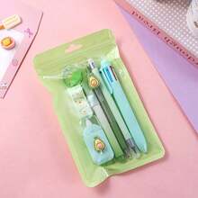 Brand New 7-In-1 Stationery Set, Includes Highlighter, Eraser And Other Multi-Functional Supplies, Office Desk Set, Home Office, Work Supplies, Back To School/Back To School Season/Halloween/Christmas Essential - Multiple Styles - View 6