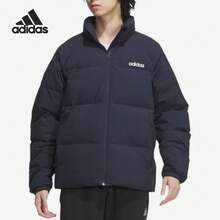 Jaket Bulu Angsa Klasik Kasual Adidas/Adidas Authentic New Legend Ink Blue JL9585 untuk Pria dan Wanita - Biru - View 1