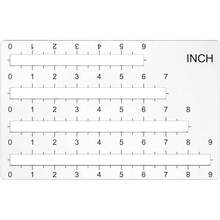Zipper Pocket Template, Acrylic Transparent Sewing Ruler. 4 Types Of Zipper Positioning Tools, Suitable For 6.0/7.0/8.0/9.0 Inch Zippers, Zipper Cutting Bag Template, Used For Bag Making, Crafts And Sewing - Zipper Positioning Sewing Ruler - View 4