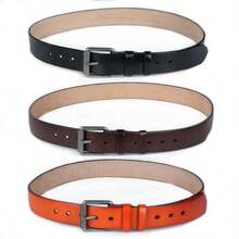 1pc Western Cowboy Men's Belt - With Square Alloy Buckle - Ideal Gift For Any Occasion - ZH029 - View 8