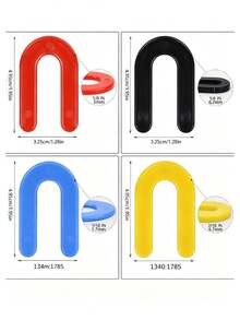 U-Shaped Tile Gasket, Horseshoe-Shaped Tile Leveling Gasket, Suitable For Ceramic Tiles, Glass, Marble, Stone And Wall-To-Floor Installations. It Is A Reusable Plastic Tile Joint Gasket For Filling Various Size Gaps - Multiple Sizes Available. - A-u Type - View 4