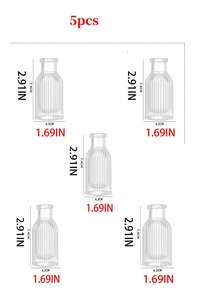 3Pcs 50ML Empty Aromatherapy Diffuser Bottles, DIY Fillable, Home Decor Vases, Party Gifts, Aromatherapy Accessories (Without Bottle Caps) - 50ml - View 12