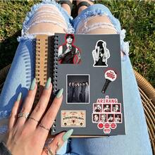 Hasbro 55pcs/1set Kpop BTS ARIRANG Album Korean Wave Stickers, Instagram Style Planner Stickers, Self-Adhesive - Multicolor - View 5