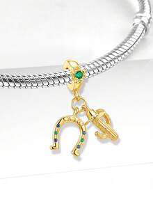 1pc Fashionable High-End Autumn Harvest Fruit Pendant, Suitable For Bracelets, Necklaces, DIY Women's Jewelry, Exquisite Daily Wear Jewelry - Gold - View 10