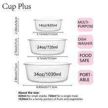 Food Storage And Organization Sets - 3 Colors: Blue, Pink, and Green - View 6