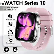 1pc 1.83-Inch Full Touch Screen Smart Watch, Unisex, Wireless Calling, Message Notification, Calorie & Distance Tracking, Multiple Sports Modes, Remote Camera, Music Control, Silicone Strap, Compatible With Android/IOS, Perfect Holiday Gift - Multicolor - View 15