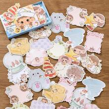 30pcs Cute Cartoon Shaped Sticky Notes, Fresh Style Planner Memo Paper For Journaling, Recording And Check-In, Writable - one-size - View 5