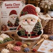 DIY Punch Needle Embroidery Kit Christmas 3D Fabric Punch Art Handmade DIY Set Adult Version With Simple Illustration Guide Handcraft Art Project Gift Suitable For Beginners - Multicolor - View 9