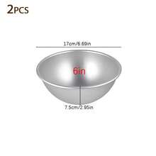 1/2 Half Sphere Cake Mold (4/8 Inch), Semi-Circular Baking Pan, Aluminum Non-Stick, Heat-Resistant And Easy Release, For Oven Baking Basketball Cake, Soccer Cake And 3D Spherical Cake, Essential Kitchen Tool For Christmas - Hemispherical Mold - View 19