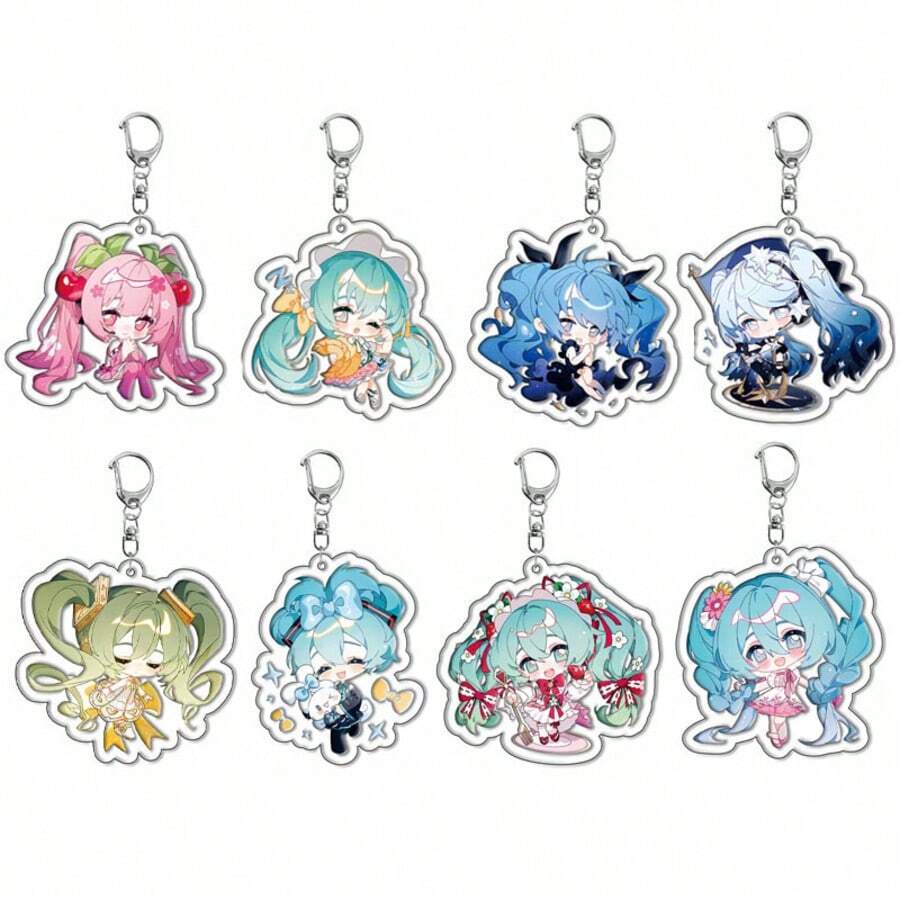 Keychain, Anime Character Charm Pendant, Cute Backpack Hanging Ornament, Collectible Merchandise, Ideal Gift For Birthday, Christmas, New Year, Party, Holiday Present - one-size - View 1