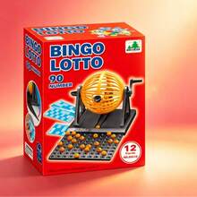 1pc Hand-Crank Bingo Game Set Interactive Raffle Machine Suitable For Office Parties And Family Gatherings Fun Raffle Device For Teens And Adults Group Activity Entertainment - Multicolor - View 6