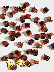 Arcticity 20pcs Mini Hair Clips, Designed For Women's Hairstyles, Strong Grip, Suitable For Decoration, Multi-Functional Hair Accessories - Brown - View 13