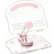 Acrylic Flat Phone Stand, Cute And Practical, 360° Rotatable, Foldable For Easy Carrying, Available In Pink And Green. Choose Your Favorite Color For A Better Look - New Arrival - View 15