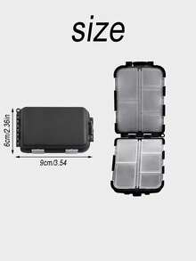Multi-Compartment Sealed Portable Pill Box, Travel Pill Box, Mini Waterproof & Moisture-Proof Weekly Pill Organizer, Foldable Multi-Space Pill Box, Easy To Carry, Suitable For Outdoor Camping, Hiking, Fishing, Travel, Can Store Vitamins, Fish Oil, Nutritional Supplements - View 7