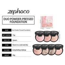 zephoco Polvos Matificantes Para Corrector, Fija El Maquillaje Con Acabado Mate, Textura Fina, Reduce El Aspecto Grasoso, Ideal Para Uso Diario - Multicolor - Ver 5