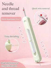 2-In-1 Threader And Seam Ripper, New Multifunctional Sewing Tool, Suitable For Elderly, Perfect For Home Sewing And Handicrafts - Multicolor - View 12