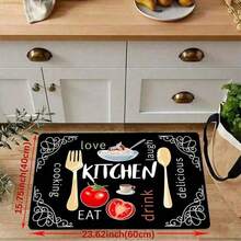Multi-Size Non-Stick Kitchen Mats, Non-Slip Absorbent Memory Foam Mats, Soft Waterproof Cushioning Pads, Hallway, Living Room And Bedroom Carpets, Kitchen, Hallway, Bathroom, Sink, And Machine Washable Quick-Dry And Machine Washable - Multicolor - View 14