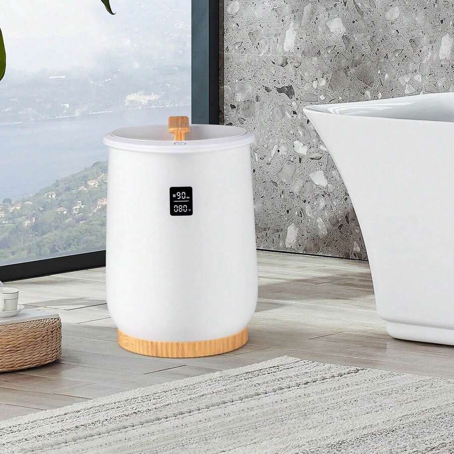 20L Bathroom Towel Warmer Bucket With Fragrance Holder & LED Display White - US B Type Plug(110-127V) - View 1