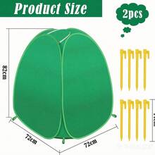 Winter Plant Protection Cover, Foldable Portable Storage Seedling Cover, Anti-Freeze Insulation Cover For Home Gardening - Multi-color - View 5