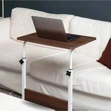 Roller Computer Table - Light Brown - View 7