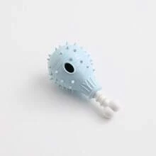 Durable Dog Chew Toy, Interactive Puppy Toy With Treat Dispenser, Soft Bristles For Teeth Cleaning And Gum Massage, Bite-Resistant Rubber Puzzle Toy, Suitable For Medium Dogs - Multicolor - View 10