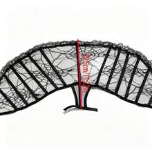 Victorian Gothic Skeleton Spider Web Design Lace Stand Collar Cape Collar, Suitable For Halloween Cosplay Accessories, Ball Costume Props - View 7