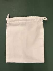 Christian Dior Cosmetic Bag With Drawstring Closure - White - View 3