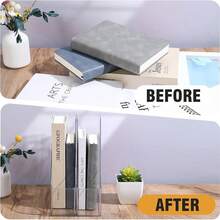 File Storage Box - For Office Documents And Scrapbook Paper; Creative Foldable Design, Made Of Matte PP Material; Foldable Bookshelf Storage Box - Multicolor - View 5