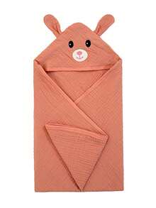 1 buah Handuk Mandi Bayi Muslin, 100% Katun, Sangat Bernapas, Lembut & Halus, Hadiah untuk Bayi Baru Lahir, Perlengkapan Kamar Mandi Penting - MultiWarna - View 8