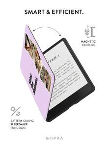 GIIPPA 1件客製化照片 Kindle 電子閱讀器保護殼，具備自動喚醒/睡眠功能，輕巧便攜，完美貼合並保護您的閱讀設備，畢業禮物、情人節禮物、生日禮物、新年禮物、聖誕禮物 - 彩色 - 查看 3