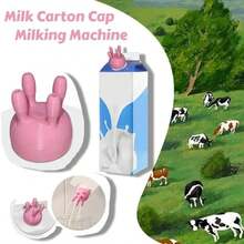 1pc Funny Milk Bottle Cap, Great Gift For Friends - Multicolor - View 6