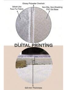 Non-Slip, Washable, Digitally Printed Rug, Runner, Kitchen Rug - Multicolor - View 6