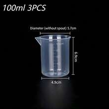 100/200/500/1000ml Measuring Cup, Thickened PP Measuring Cup, Graduated Plastic Beaker, Multi-Functional Liquid Measuring Cup, Suitable For Kitchen And Laboratory - Multicolor - View 16