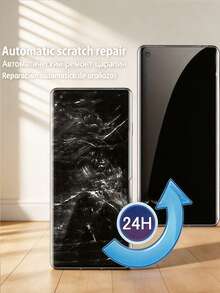 2Pcs Anti Spy Privacy Full Cover Hydrogel Film, Soft Screen Protector Compatible With Xiaomi 17T 17 Pro Max 15 Ultra 14 Pro, K80 K70 Note17 Pro Max Note17 Pro, Anti Fingerprint, No Bubbles, Automatic Scratch Repair No White Edge, Not Tempered Glass - Clear - View 6