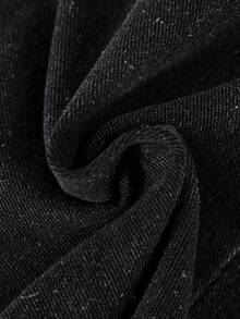 Celana Jeans Denim Fashion Anak Laki-Laki, Celana Panjang Lurus Kasual Longgar Musim Semi/Musim Gugur Terbaru - Hitam - View 8