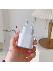 3件裝透明20W EU快充保護殼，相容 13/14/15/16，TPU材質，圓形充電孔數據線套，不含電池，不含電子元件 - 無色 - 查看 5
