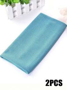 Macaron Style Minimalist Cooling Sports Towel, Portable Foldable, Quick Dry, With Hook-And-Loop Design, High Density Cooling, Breathable And Sweat-Absorbent, Suitable For Summer Gym, Beach Sports, Sports Cooling Towel - Multicolor - View 22