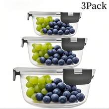 Food Storage And Organization Sets - 3 Colors: Blue, Pink, and Green - View 5