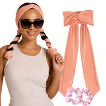 3pcs/Set 2-In-1 Wearable Heatless Curling Headband, DIY Wavy Curls And Yoga Hairband - Multicolor - View 13