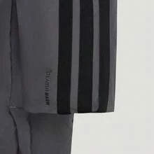 Adidas LONG DOWN 600-Fill Power Water-Repellent Windproof Insulated Long Down Jacket With Hood, Stripe, Zipper, Long Sleeve, Men's, Grey - Grey - View 6