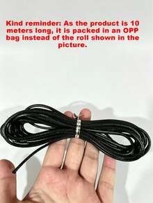 Hand-Woven Wax Cord, Non-Stretch Synthetic Leather Beaded Rope, Suitable For Beaded Bracelets, Keychains, Pendants, Tassel Crafts And DIY Jewelry Making, Also Can Be Used As Sweater Chain Hanging Rope; Suitable For Christmas, Thanksgiving Handmade Crafts. - Multicolor - View 11
