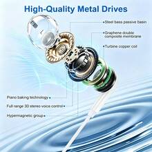 Auriculares intrauditivos con cable compatibles con , control remoto integrado para música, compatibles con 14/13/12/11/XR/XS/X/8/7 SE/Plus/Pro Max, interfaz Lightning, con conector Lightning - Ver 4