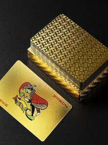 1pc Gold Playing Cards - Healing Style 026 New - Gift For Friends - Collectible Gift - Holiday Gift - Ideal Gift - Christmas Gift - Ideal Gift - Multicolor - View 9