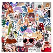 asmodee 50pcs Taylor Swift Stickers For Luggage, Water Bottle, Notebook - Style Random - View 1
