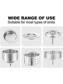 200/100pcs Disposable Sink Strainer Filter Bags (Includes 1 Storage Box), Kitchen Food Waste Collection Mesh, Anti-Clogging Drain Filter Bags, Suitable For Kitchen Sinks, Use And Throw Away, Lift And Toss Food Waste Directly, No Need To Wash Greasy Filter Mesh By Hand, Good Breathability, Rapid Drainage While Trapping Residue, Prevents Water Accumulation And Overflow, Fits Most Standard Kitchen Sink Strainer Baskets, Easy To Install And Remove, Reduces Food Residue Adhesion, Inhibits Drain Odor, Reduces Kitchen Cleaning Burden - Sink Filter Bag - View 6