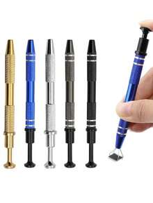 Piercing Ball Grabber Tool, 4 Claw Jeweler's Pick Up Tool Piercing Ball Gripper Stainless Steel Pearl Grabber Pick Up Tool, Curated - Multicolor - View 2