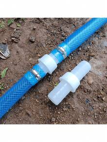 Hose Connector, HDPE Plastic Straight Hose Connector, Suitable For Approx. 16mm Inner Diameter Flexible Water Pipe/Garden Watering Hose/Irrigation Hose, Quick Disconnect/Connect Hose Extension Connector, - Multicolor - View 3