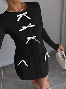 Women Short Dresses - Negro3 - View 5