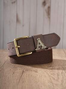 1pc Casual Minimalist Buckle Belt Women's Vintage Patchwork Decorative Waist Belt Suitable For Matching Dresses And Jeans - BH1251 - View 21